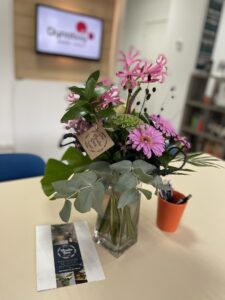 bouquet rose fleurissement pour profesionnels